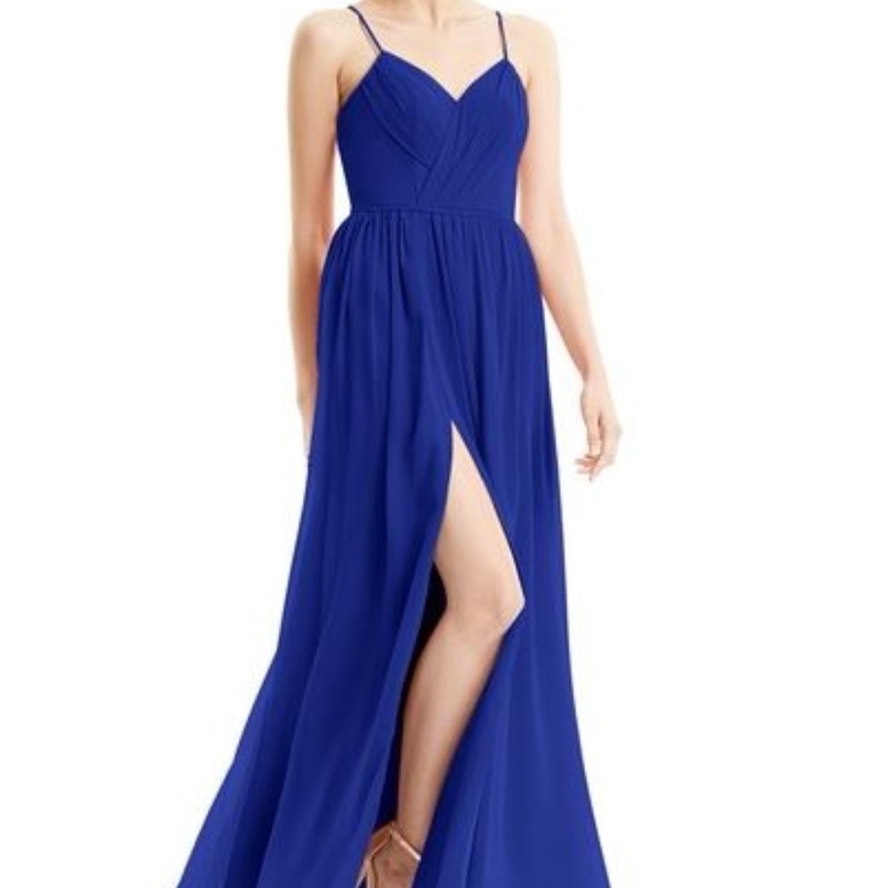 Azazie Cora Bridesmaid Dress Royal Blue